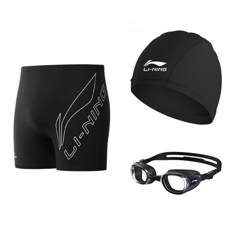 Li Ning Swimming Sets Silicone Swimming Pool Men’s