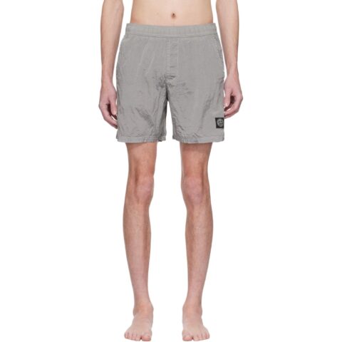 STONE ISLAND Crinkled Shorts