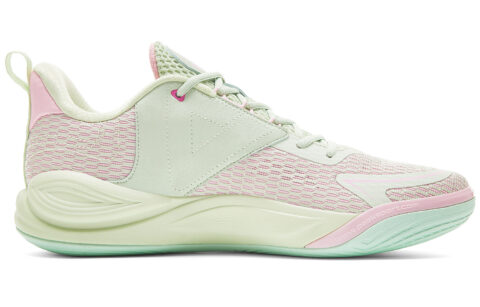 PEAK Wind 3.0 Basketball Shoes Men’s Low Top Pink Green