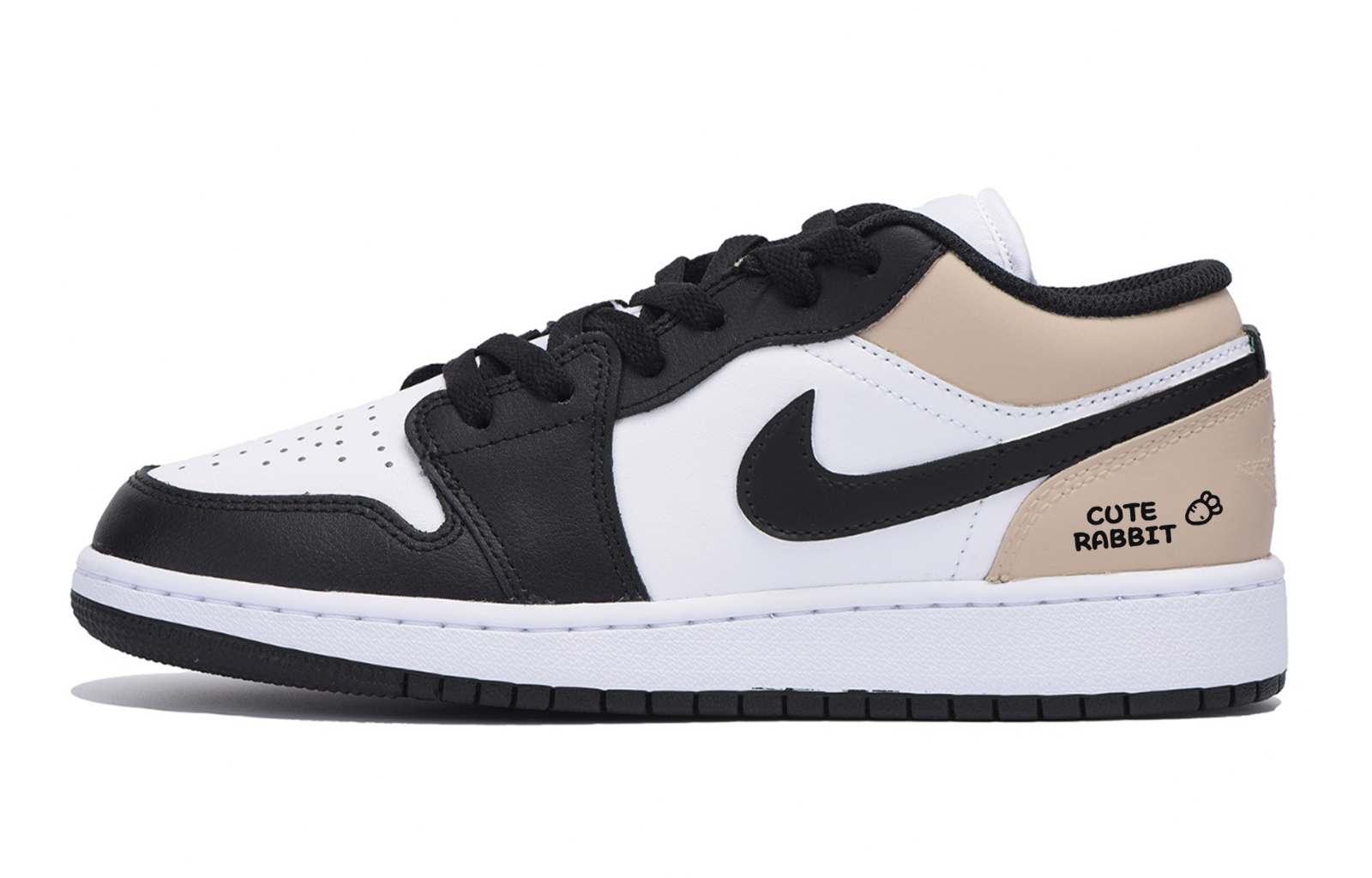 Jordan Air Jordan 1 Vintage Basketball Shoes Men’s Low Top White Brown