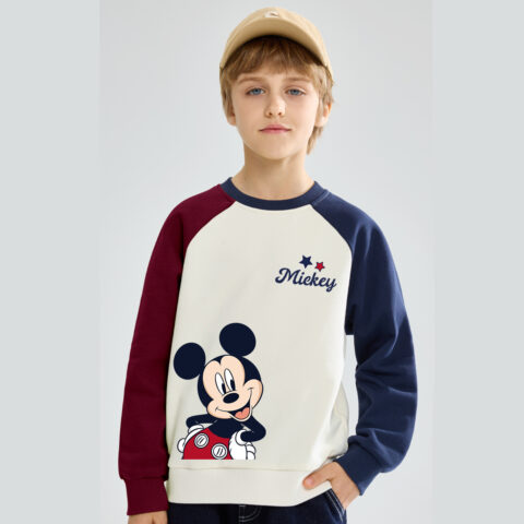 Disney Kids Casual Sportswear Crew Neck Moderate