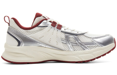 PEAK Taichi P2K Low top Casual Running Shoes Women’s White Silver Red