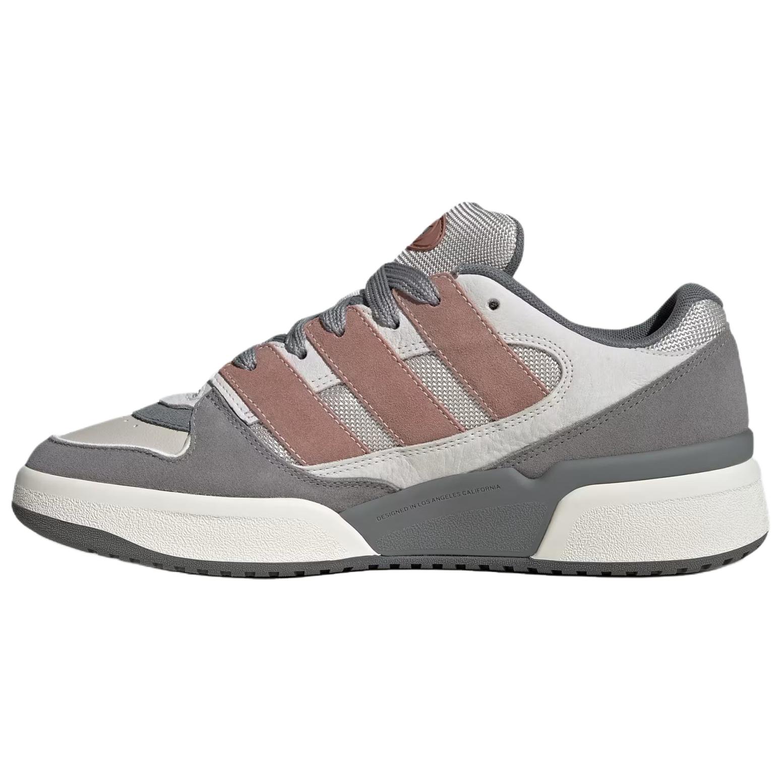 Adidas Forum2000 Core White Warm Clay Grey Three