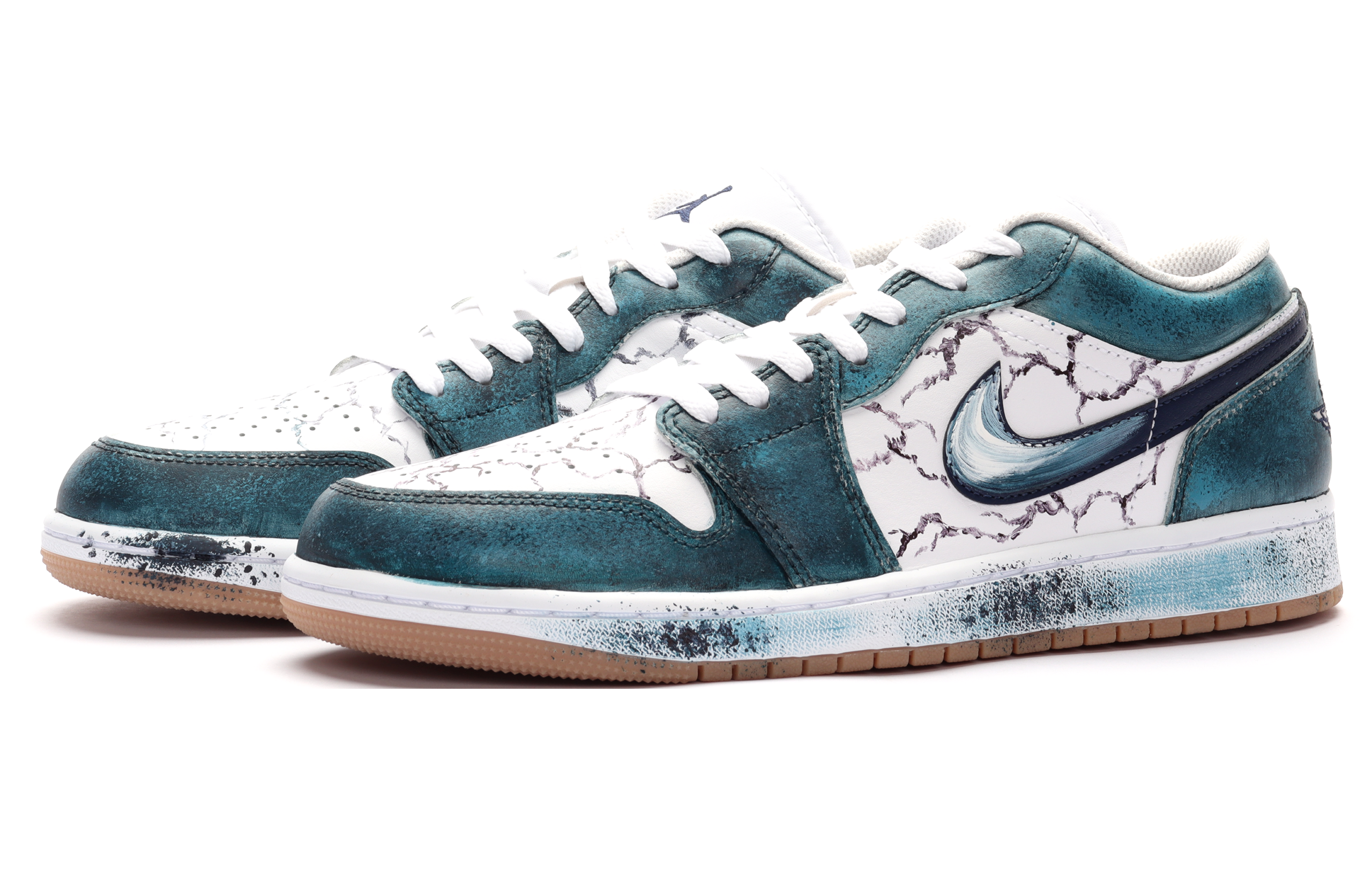 Jordan Air Jordan 1 Cushioning Abrasion Resistant Cushioning, Wear Resistant Low top Vintage Basketball Shoes Unisex