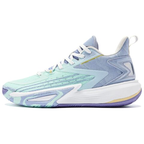 QIAODAN Broken Shadow 6 Team Breathable Coverage Lightweight Grip Low top Basketball Shoes Men’s Purple