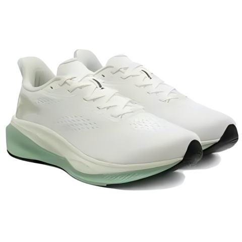 361° Slip Resistant, Abrasion Resistant, Rebound Low top Sprint Running Shoes Unisex White Green