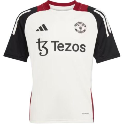 Adidas Tiro 24Manchester United Training Soccer Jersey Men's Ecru/Black