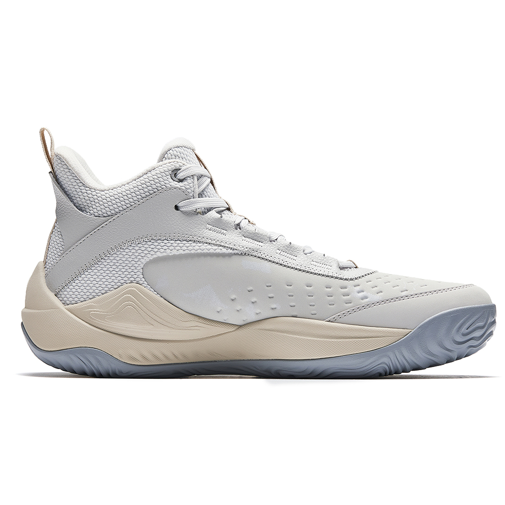 Anta Mountain 2.5 Lite Cushioning Slip Resistant Abrasion Resistant High top Basketball Shoes Men’s Gray