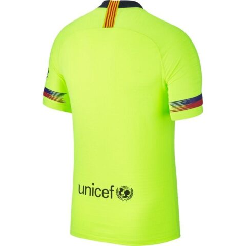 Nike FC Barcelona Vapor Match Away Jersey 2018/19 Soccer Jersey Men’s Yellow Green