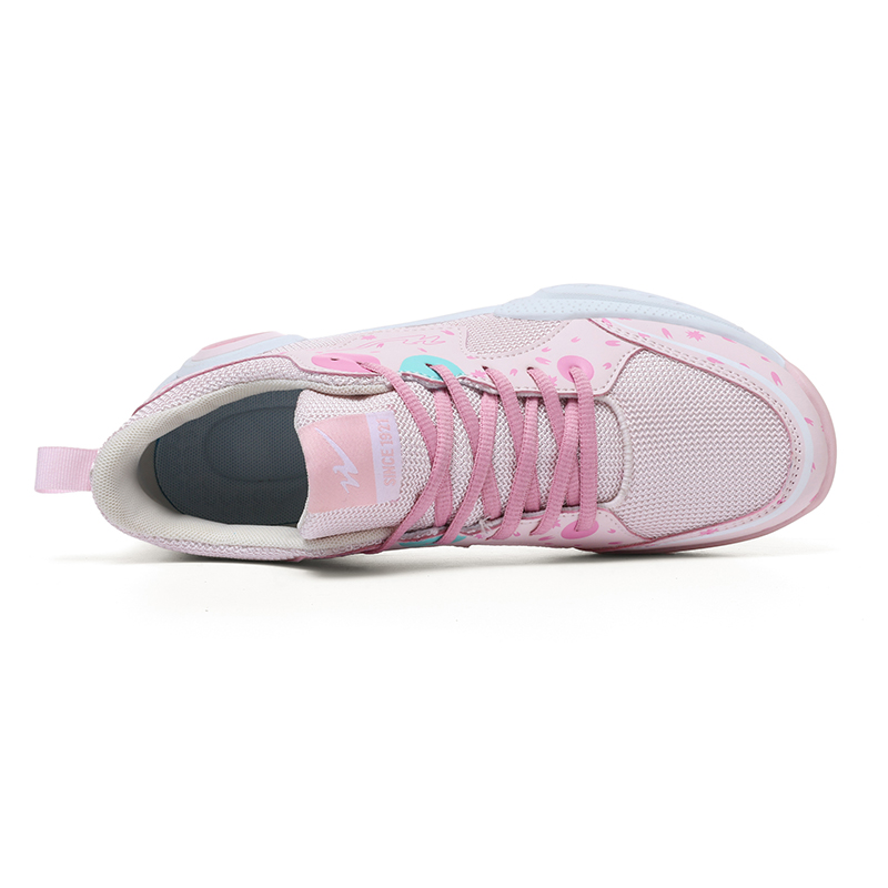 Binary Cushioning Breathable Slip Resistant Cushioning Breathable Slip Resistant Low top Basketball Shoes Unisex Pink