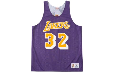 Mitchell Ness Basketball Jersey Unisex Purple