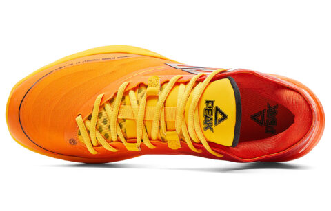 PEAK Light And Agile 3.0 Basketball Shoes Men’s Low Top Orange Yellow