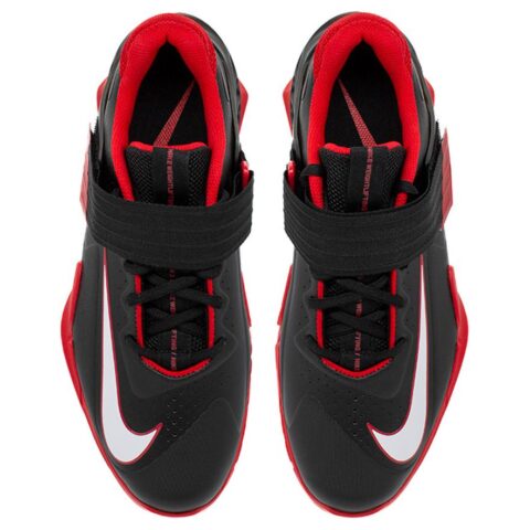 Nike Savaleos Slip Resistant Slip Resistant Low top Training Shoes Unisex Black Red