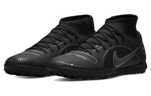 Nike Mercurial Superfly 8 Club TF ‘Black Metallic Silver’