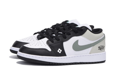 Jordan Air Jordan 1 Low top Vintage Basketball Shoes Men’s White