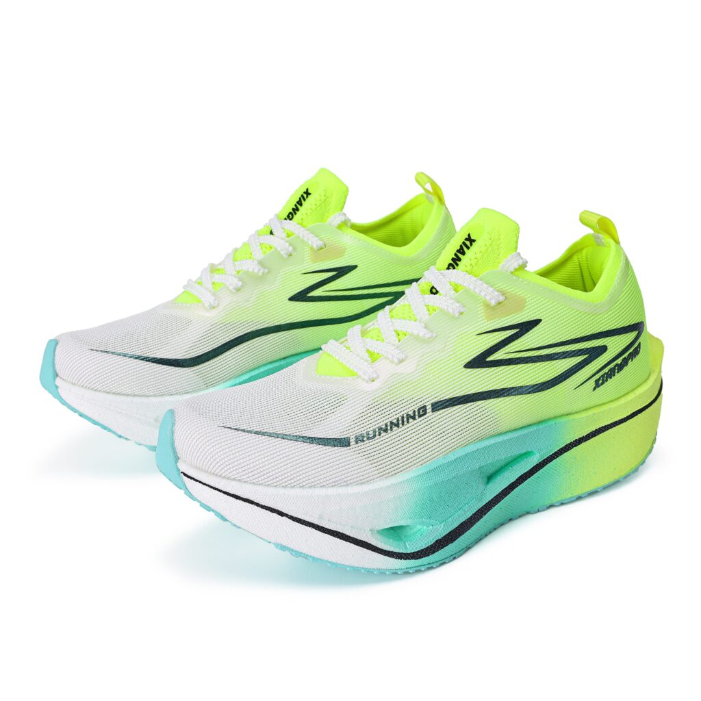 XIANGPAO Low top Genuine Carbon Plate Training Long Distance Running Shoes Unisex Bamboo Mist