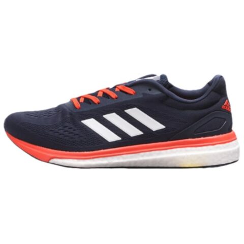 Adidas Slip Resistant Abrasion Resistant Low top Running Shoes Men's Blue