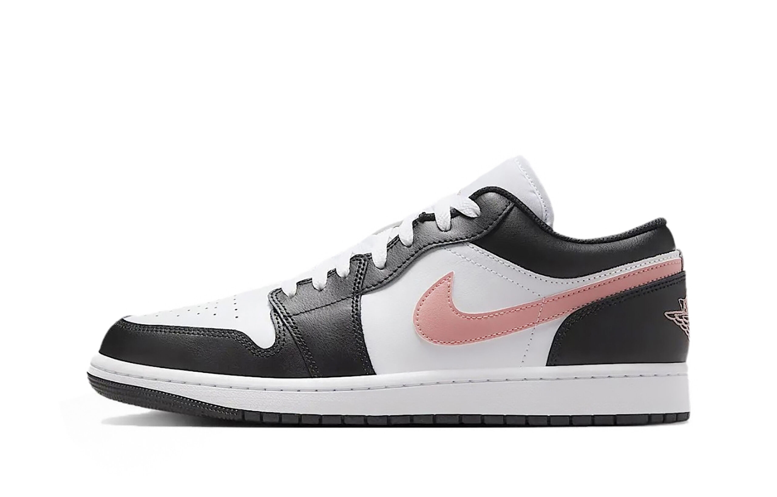 Jordan Air Jordan 1 Brown Warrior Cushioning, Wear Resistant Low top Vintage Basketball Shoes Unisex Black White