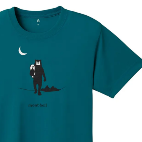 MONTBELL Quick Dry T Shirts Unisex
