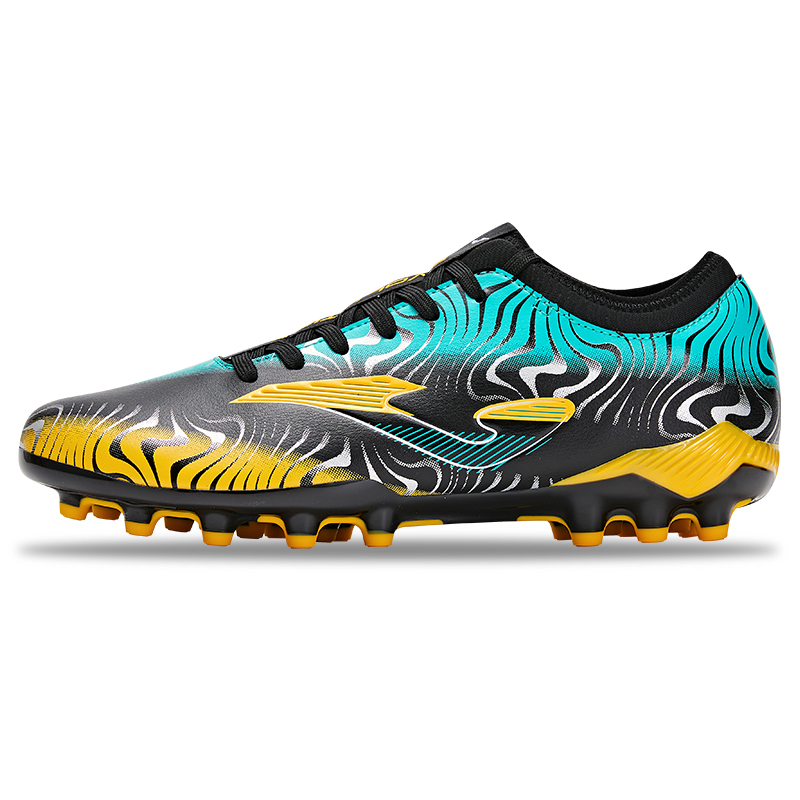 Joma Speed Type MG Multi Ground Artificial Turf Synthetic Leather Soccer Shoes Men's Black