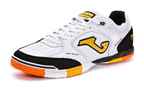 Joma IC/in Slip Resistant, Abrasion Resistant, Lightweight Soccer Shoes Men’s White Black Orange