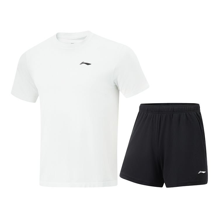 Li Ning Table Tennis Collection Table Tennis Clothing Sets Unisex Standard White