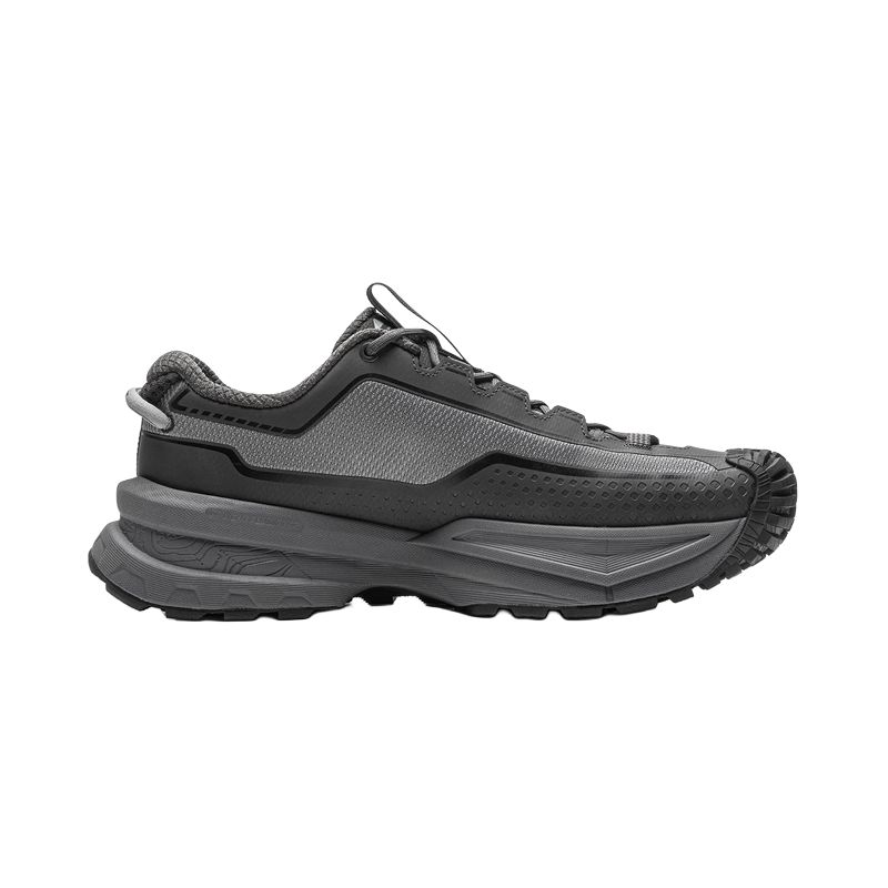 Li Ning Outdoor CF Tracing, Xingchuan Low top Hiking Shoes Unisex Obsidian Gray Elegance