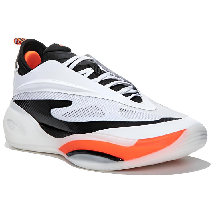Erke Humble 2.0 Cushioning Slip Resistant Rebound Low top Cushioning Gel Basketball Shoes Men’s White Black