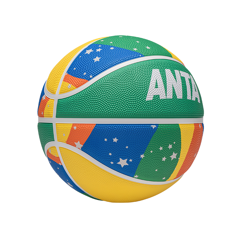 Anta Rubber Basketball Star Radiant Green Size 7/Size 5 Ball Street Training Competition Unisex China Mainland Version