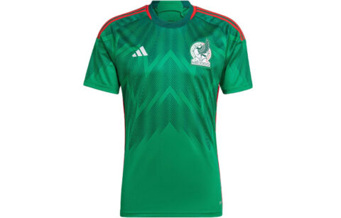 Adidas Mexico Soccer Jerseys Men's Green Moderate Straight Fit