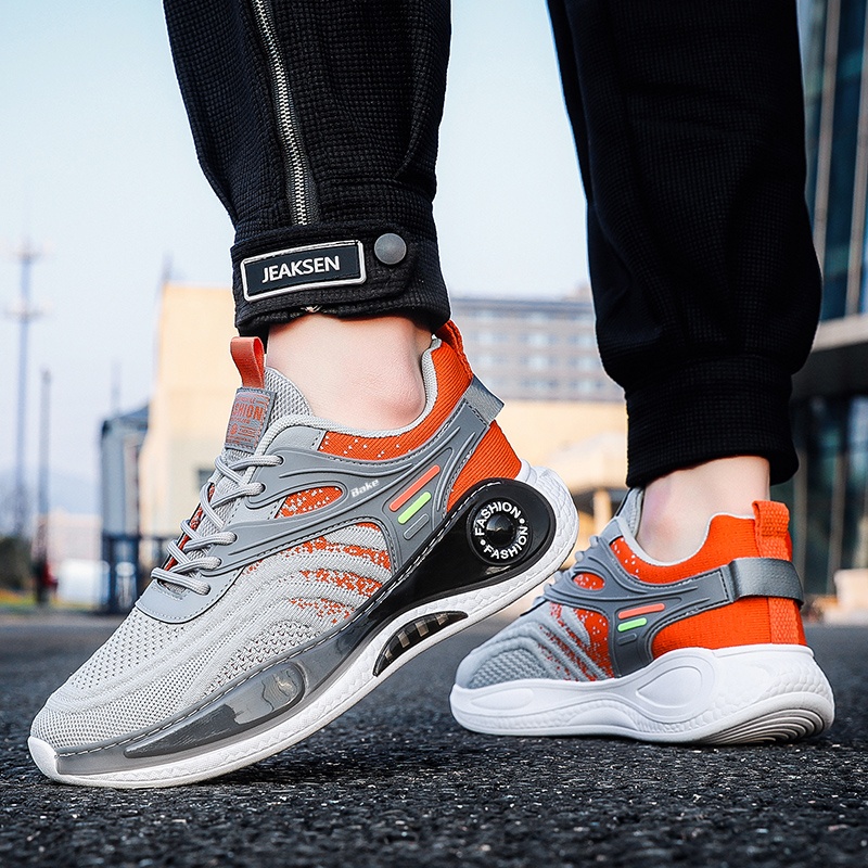 BAKE Breathable Lightweight Breathable And Lightweight Low top Casual Running Shoes Men’s