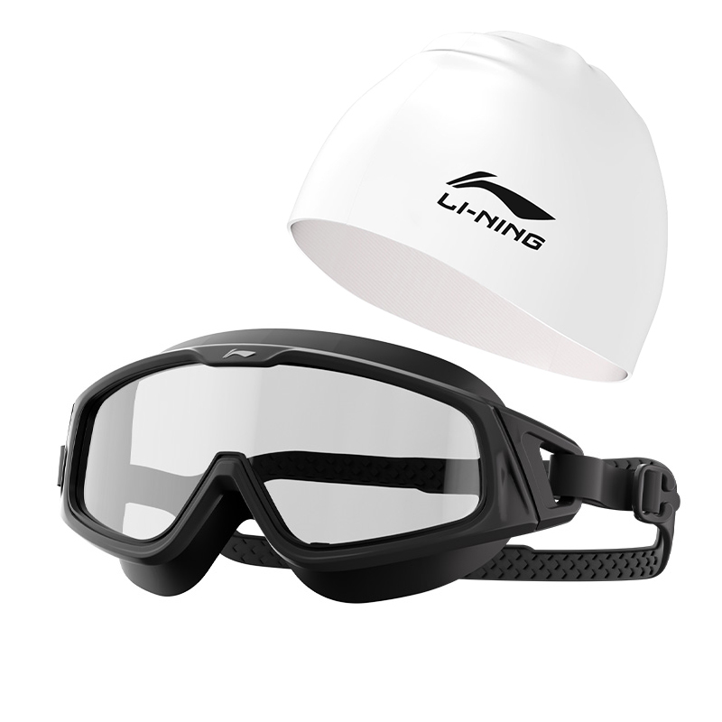 Li Ning Swim Goggles Silicone, Polycarbonate Swimming Pool Unisex
