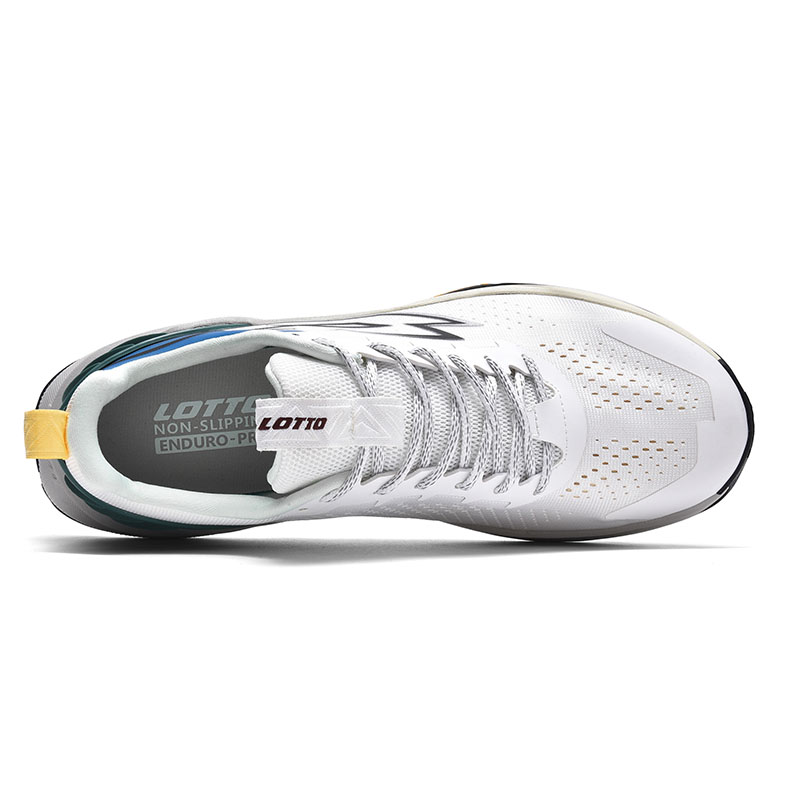 LOTTO Cushioning Slip Resistant Abrasion Resistant Low top Hiking Shoes Men’s White