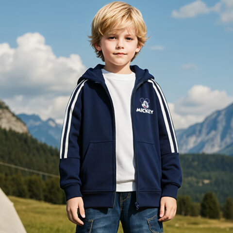 Disney Kids Casual Sportswear Hooded Moderate