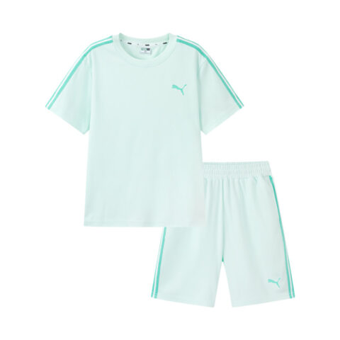 PUMA Casual Sportswear Sportstyle SS25 Pink Green Teenagers