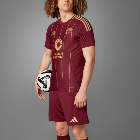 Adidas Free Shipping With AdiClub As Roma 24/25 Home Jersey