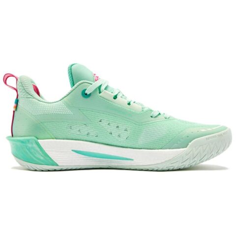 QIAODAN FE3.0 China Jade Cushioning Slip Resistant Abrasion Resistant Breathable Support Anti Twist Grip Low top