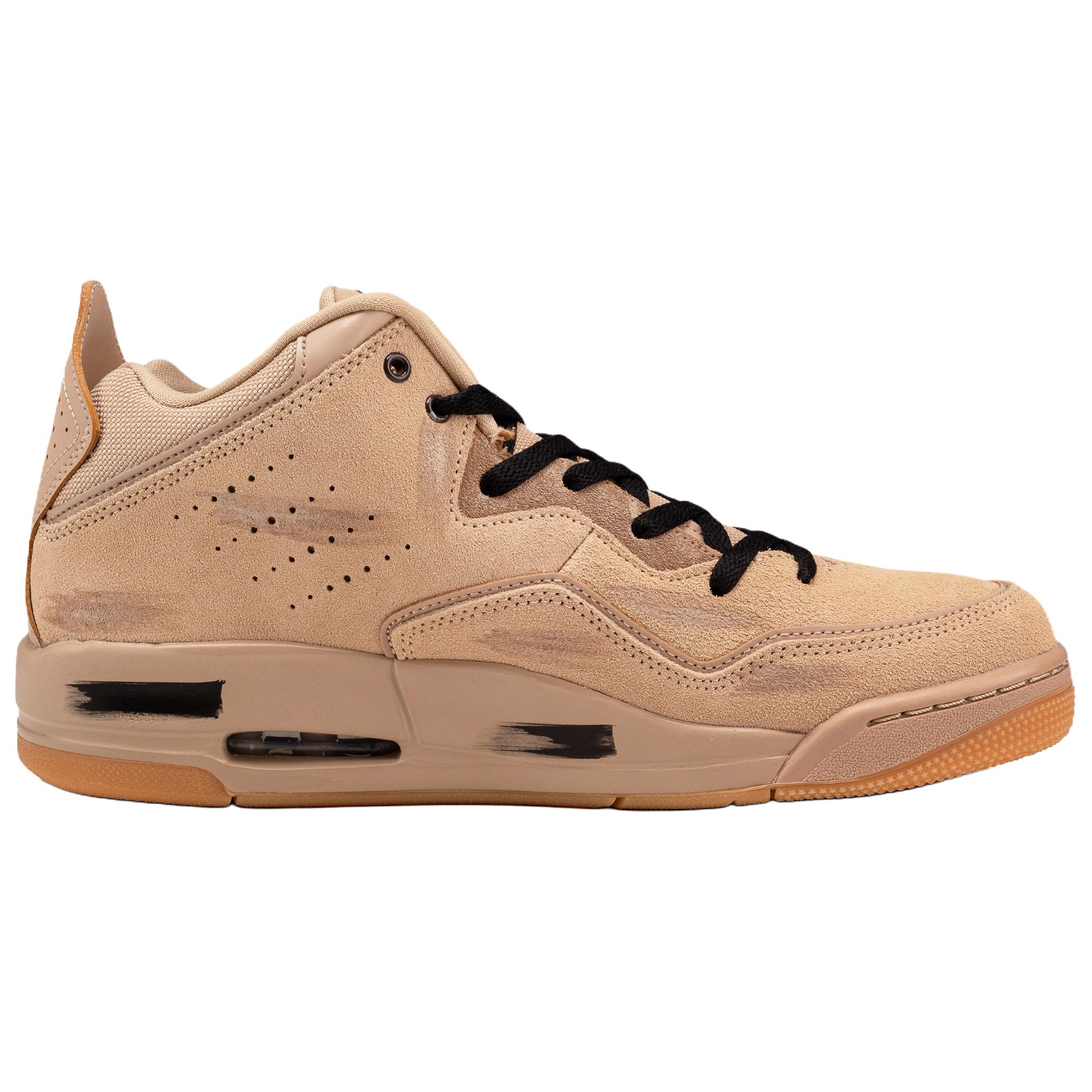 Jordan Courtside 23 Leather Abrasion Resistant Mid top Vintage Basketball Shoes Men’s Brown