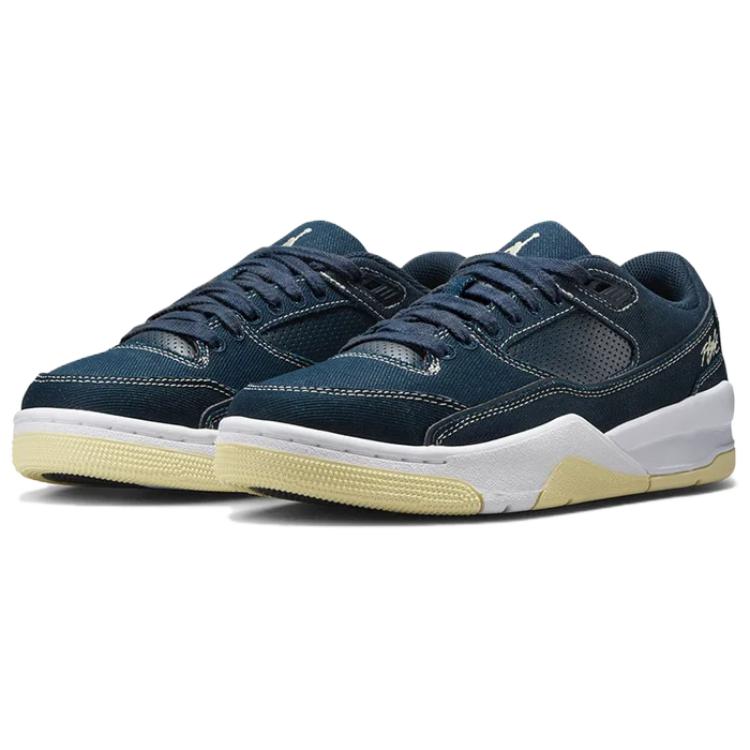 Jordan FLIGHT COURT Low top Vintage Basketball Shoes Women’s Blue White