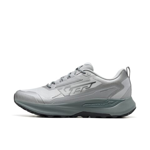 XTEP Fashion Trend Cushioning Slip Resistant Abrasion Resistant Low top Training Running Shoes Men’s Gray