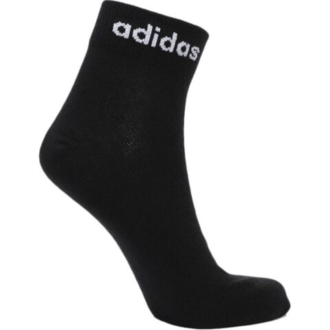 Adidas Neo Ankle Socks Unisex 3 Pack Black Couple’s