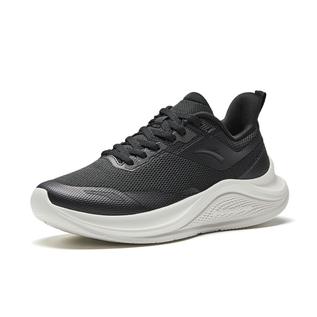 Anta Fabric Low top Running Shoes Women’s Basic Black/Ivory White