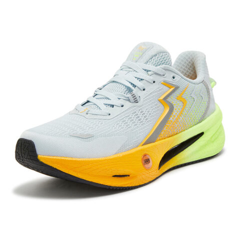 361° Abrasion Resistant Rebound Cushioning Low top Casual Sprint Running Shoes Men’s Orange Yellow