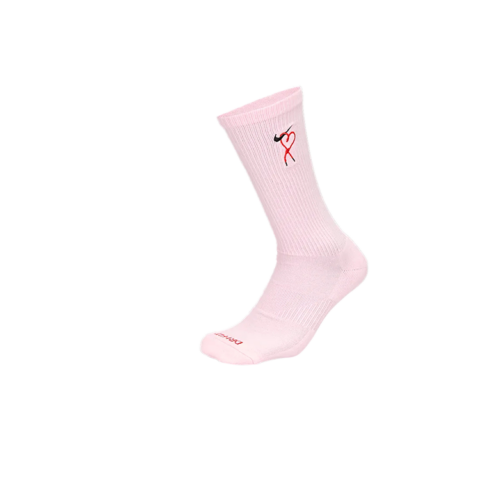 Nike Crew Socks Unisex 1 Pack Foam Pink/University Red/Black