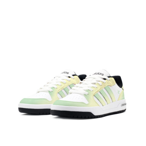 Adidas Neo Entrap Cushioning, Wear Resistant Low top Vintage Basketball Shoes Unisex Yellow Green