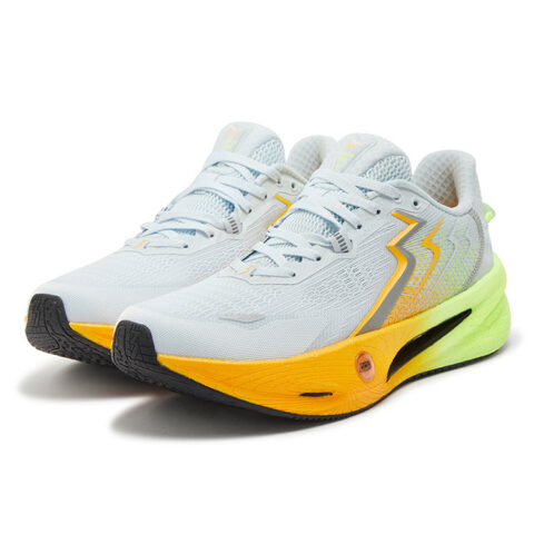 361° Abrasion Resistant Rebound Cushioning Low top Casual Sprint Running Shoes Men’s Orange Yellow