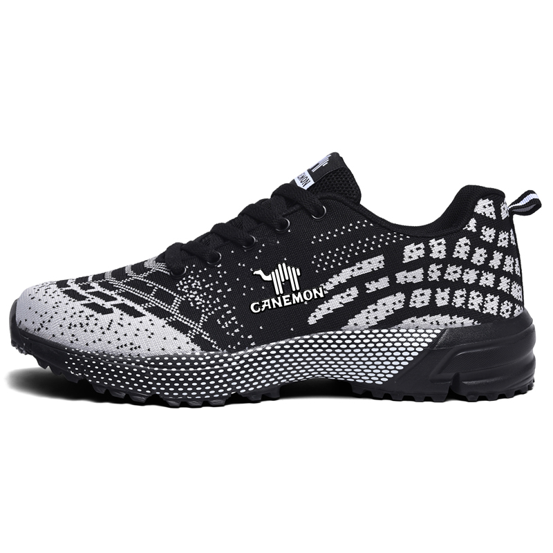 LINGHANGLUOTUO Cushioning Slip Resistant Abrasion Resistant Low top Running Shoes Men’s