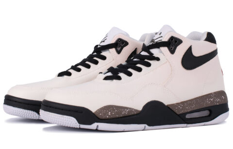 Nike Flight Legacy Gu Feng Mid top Vintage Basketball Shoes Unisex Black