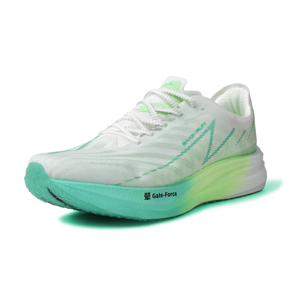 SAIQI Low top Hui Technology Sprint Running Shoes Unisex Mint Breeze