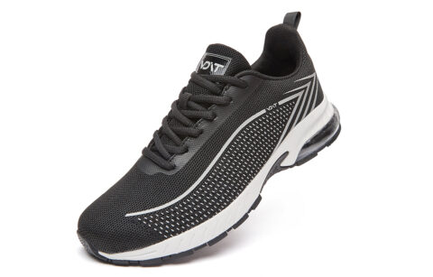 VOIT Running Shoes Unisex Low Top Black/White